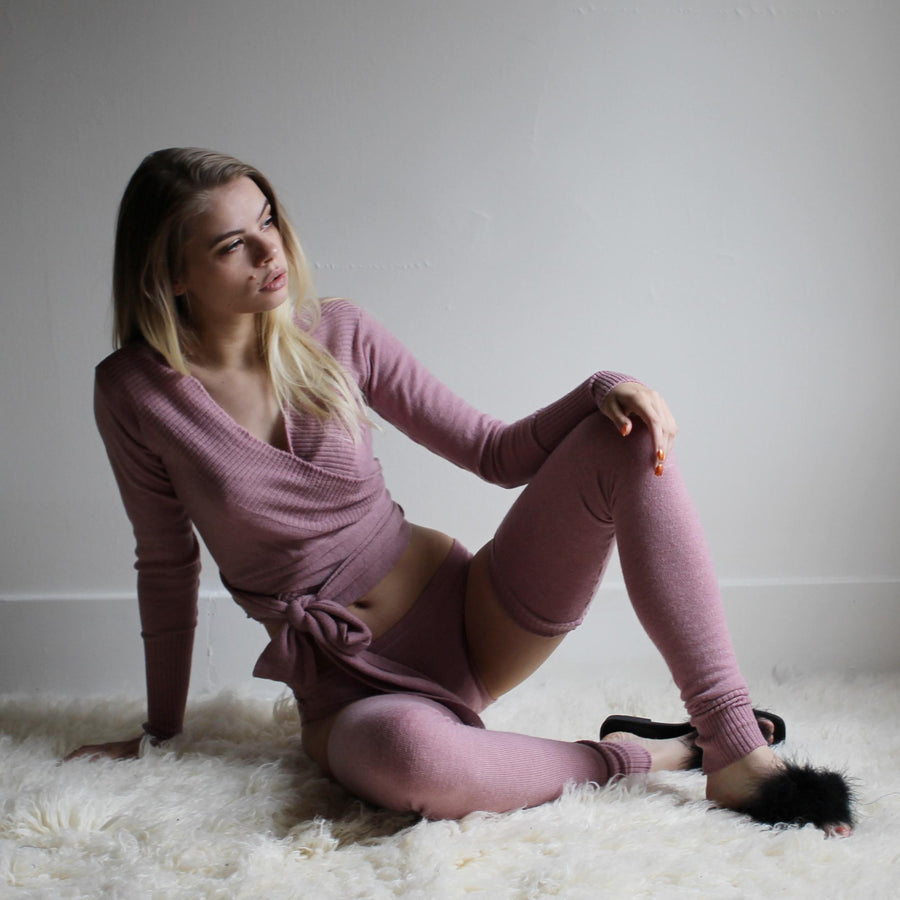 Merino Wool Wrap Cardigan Shrug