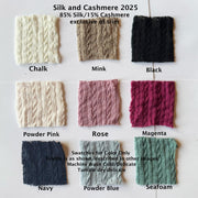 silk and cashmere sweater knit panties