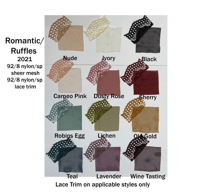 Longline Sheer Bralette, Mesh Lingerie, Lace Bra, Triangle Bra, Made in the USA, Ready to Ship, Various Sizes, Ivory