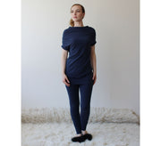 Skirted Leggings with long cuff in Tencel and Organic Cotton Stretch French Terry, Made to Order