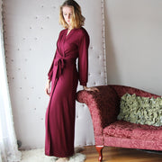 Long Bamboo Wrap Robe