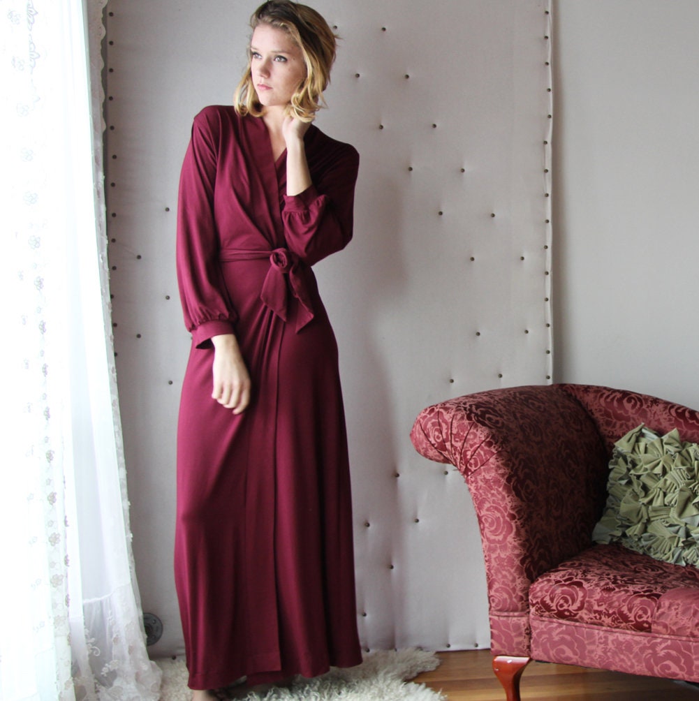 Long Bamboo Wrap Robe