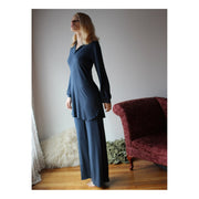 Bamboo Pajama Set including Tunic and Wide Leg Pants