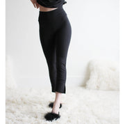 Organic Cotton Leggings with cropped hem detail