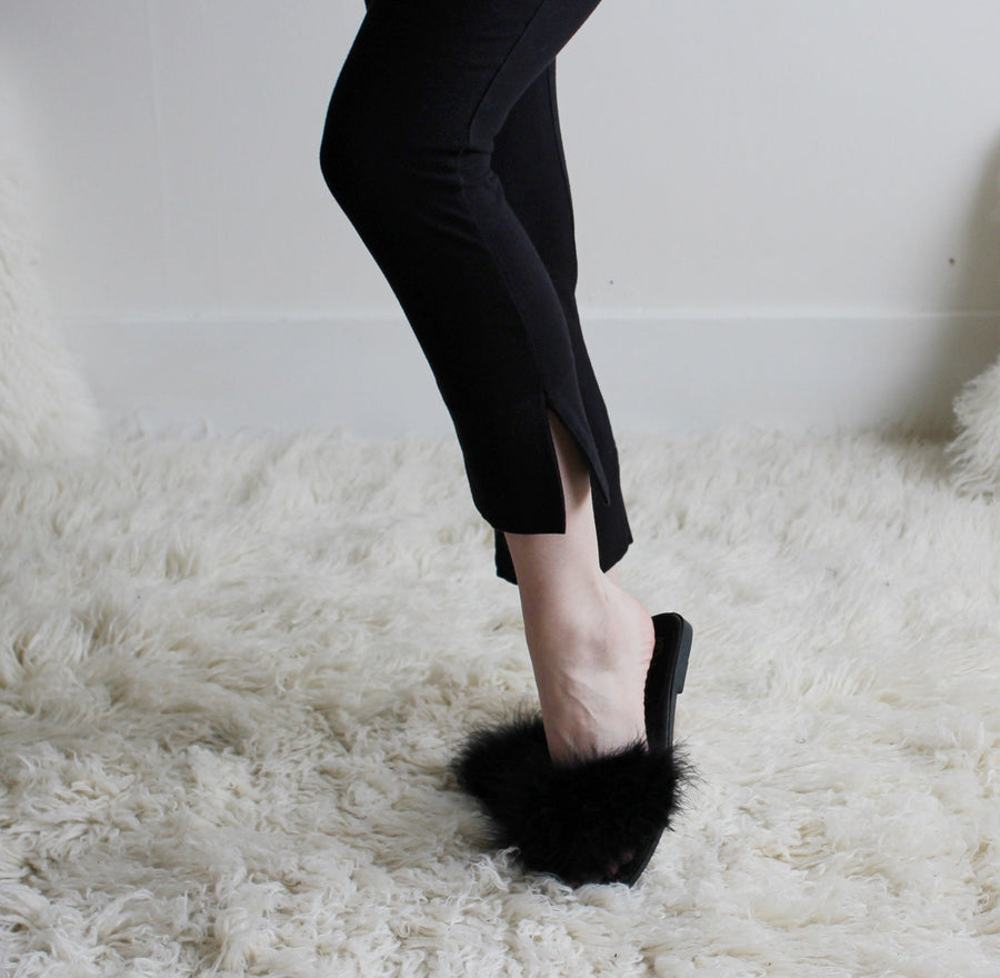 Organic Cotton Leggings with cropped hem detail