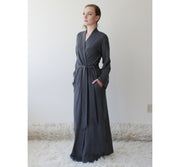 Womens Long Robe with pockets