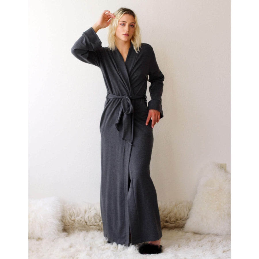 Womens Long Robe with pockets