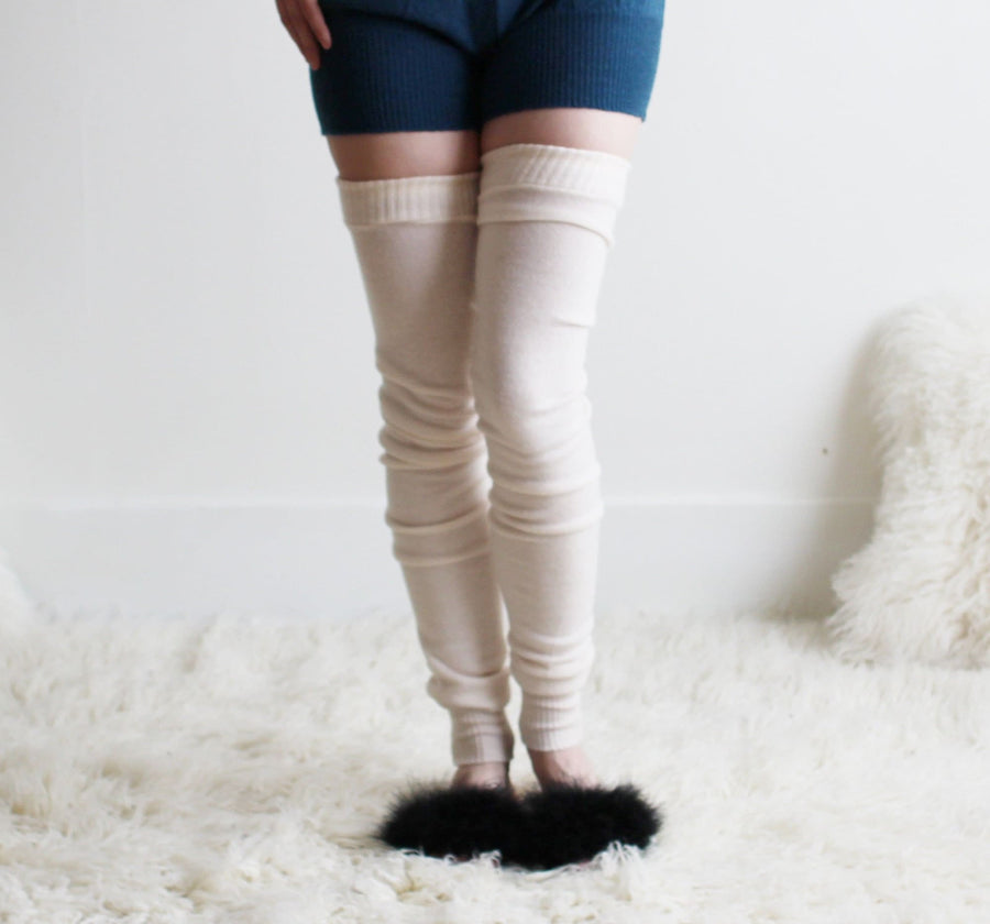 Merino Wool Over the Knee Stockings