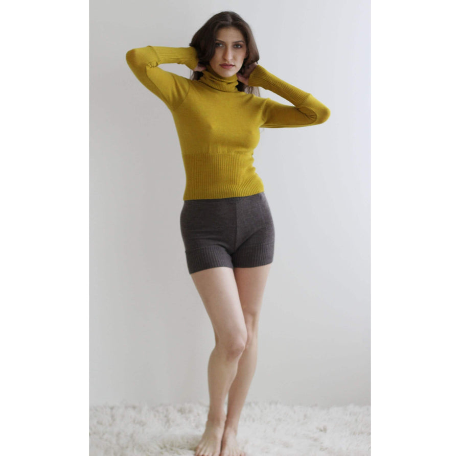 Merino Wool Turtleneck Sweater