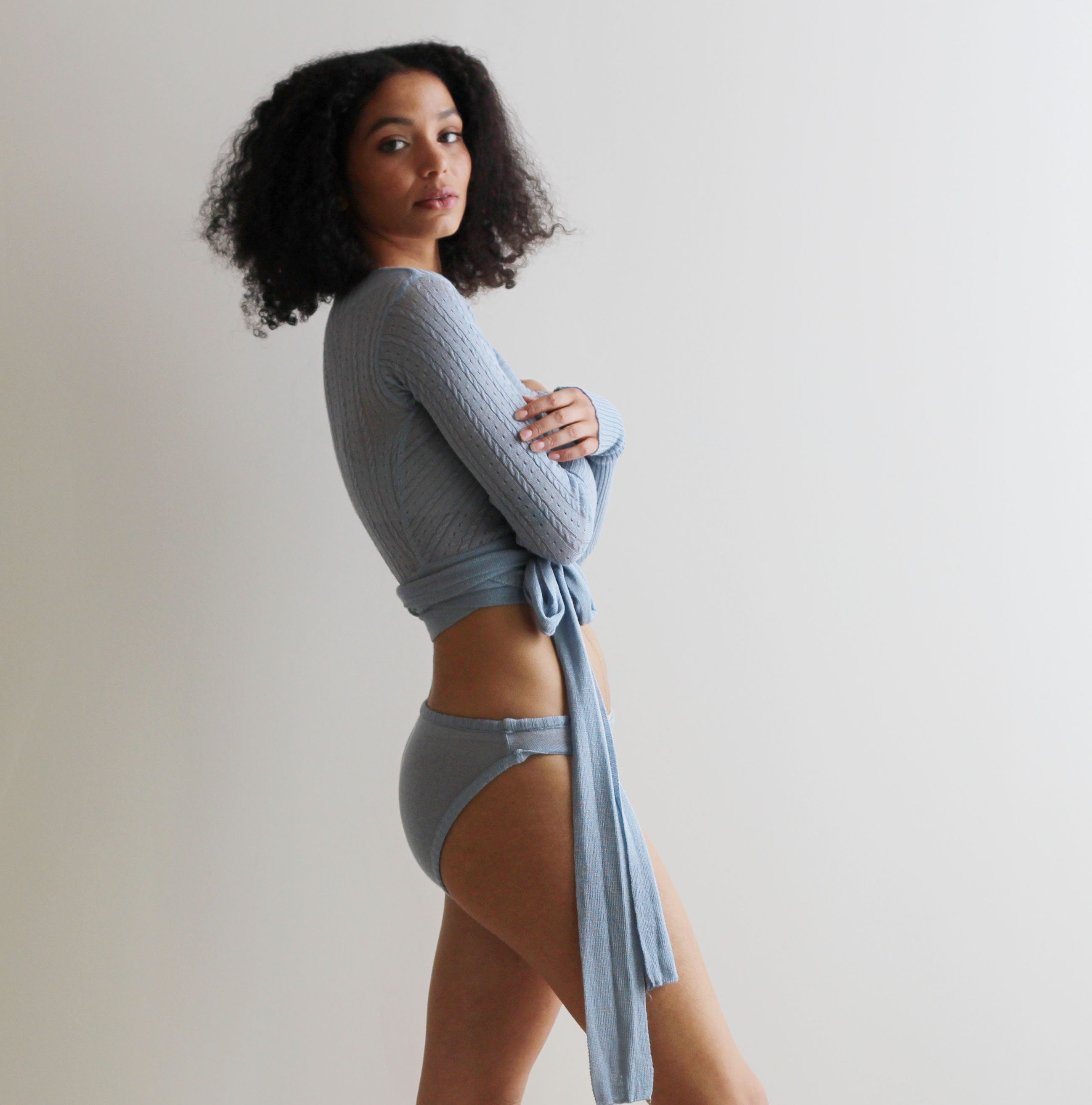 Silk and cashmere shrug or wrap cardigan – Sandmaiden Sleepwear