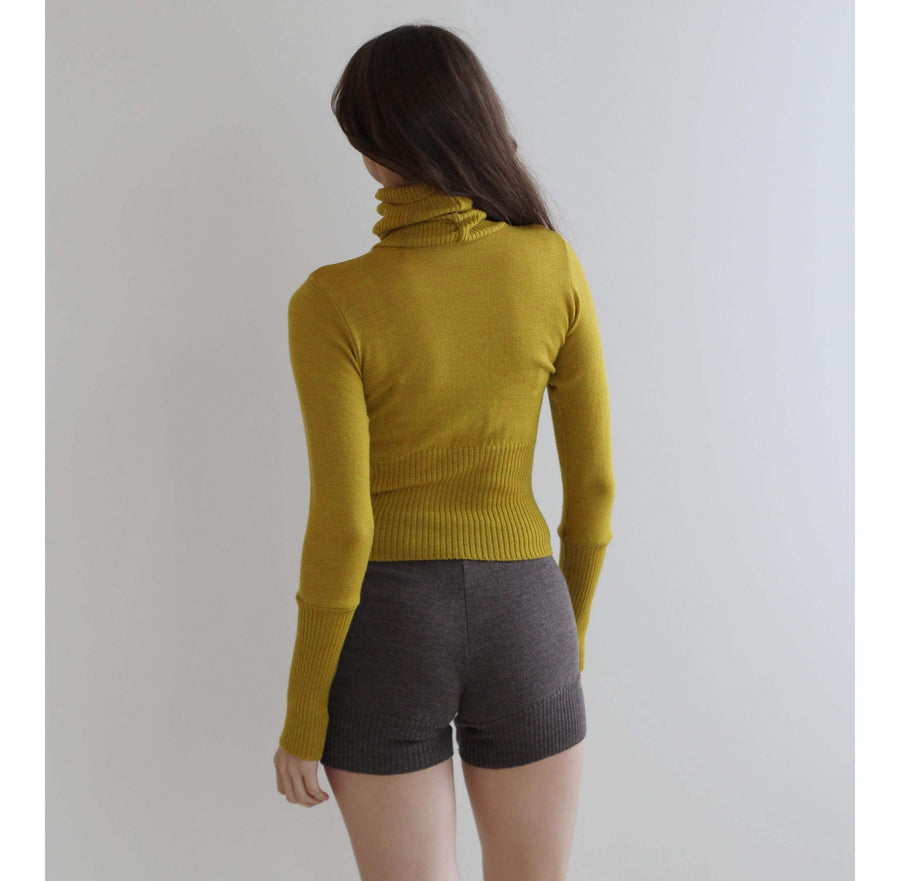 Merino Wool Turtleneck Sweater