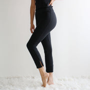 Organic Cotton Leggings with cropped hem detail