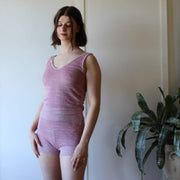 Silk Linen Sweater Lingerie Set