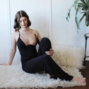 Organic Cotton Tencel Pajama Set, Natural Sleepwear, Loungewear, Made to Order, Made in the USA, Handmade