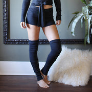 Merino Wool Knit Sweater Shorts: USA Made Loungewear, lavender, burgandy, rose, pine