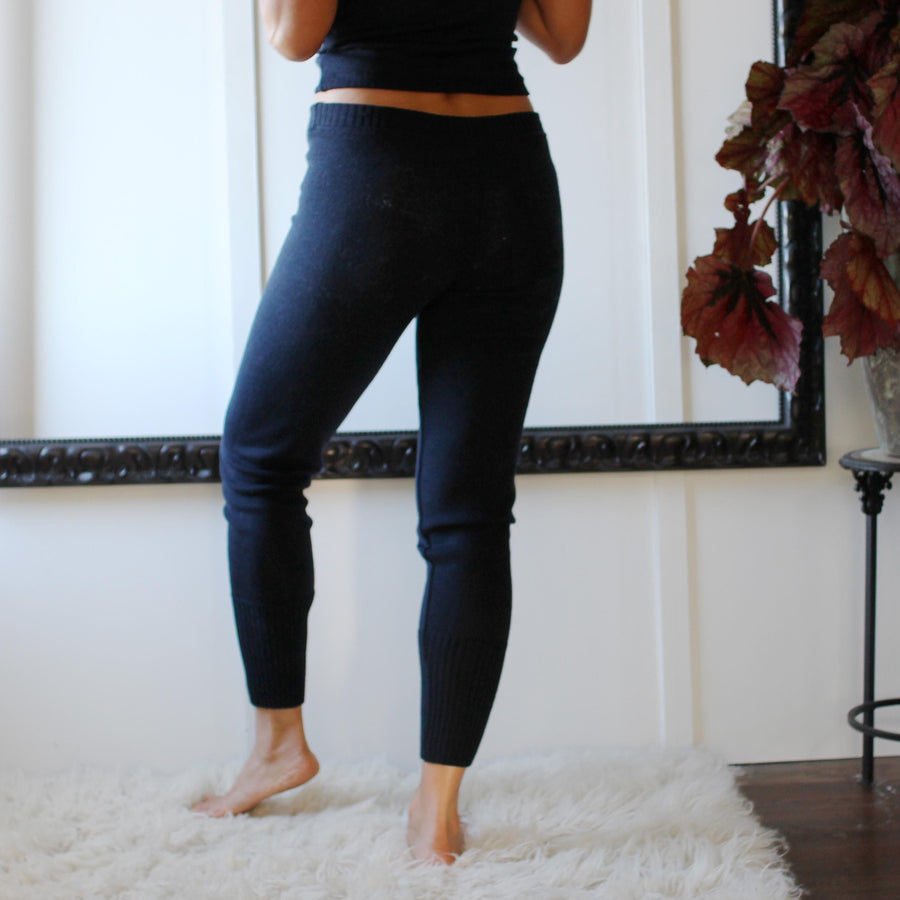 Merino Wool Lounge Pants in Sweater Knit
