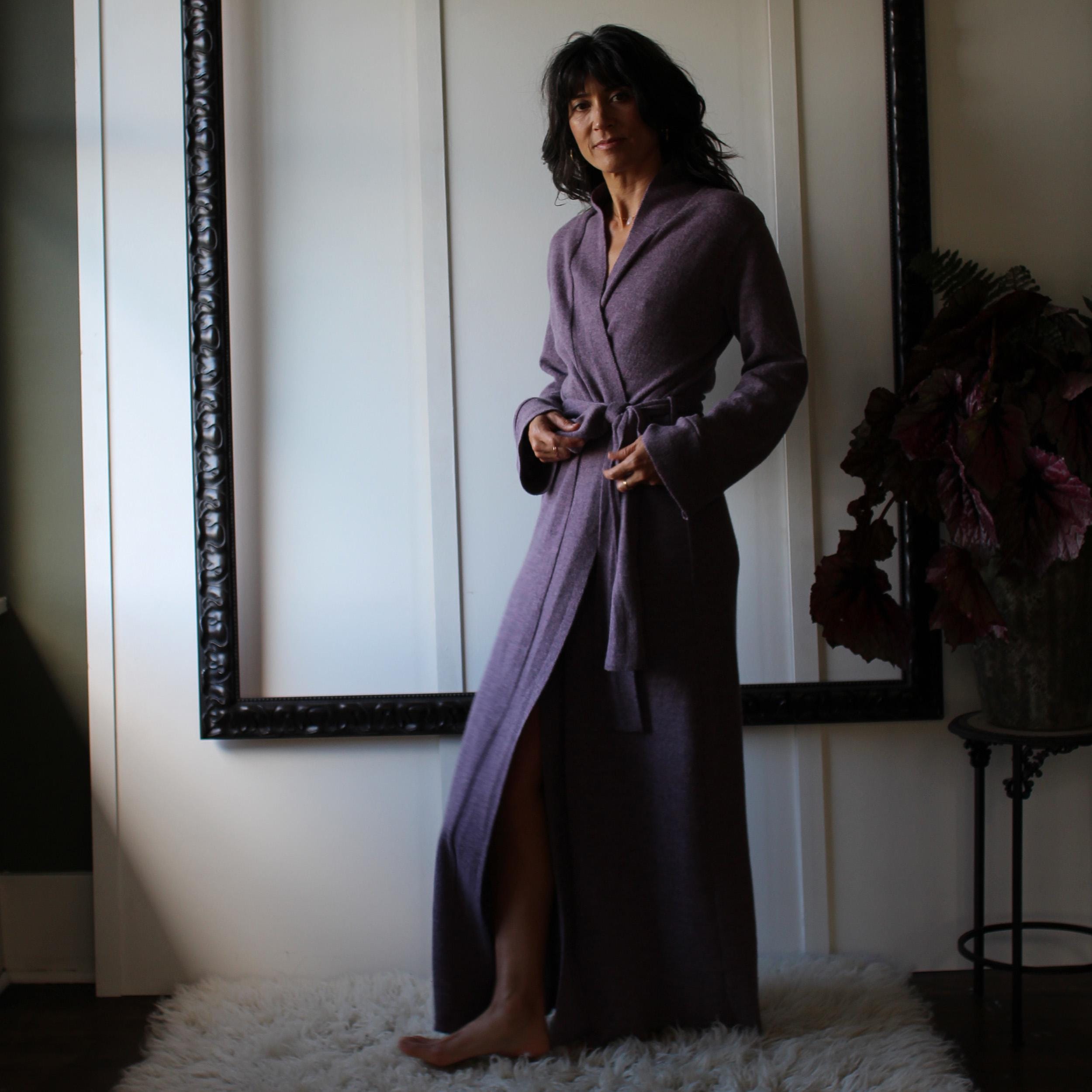 Long Merino Wool Robe