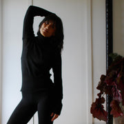 Merino wool turtleneck sweater