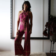 Silk and Merino Wool Sweater Knit Jumpsuit