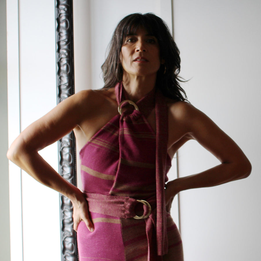 Silk and Merino Wool Sweater Knit Jumpsuit