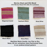 Merino Wool and Silk Stockings, Legwarmers, Over the Knee Socks, Ready to Ship, Made in the USA