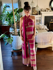 Silk and Merino Wool Sweater Knit Jumpsuit
