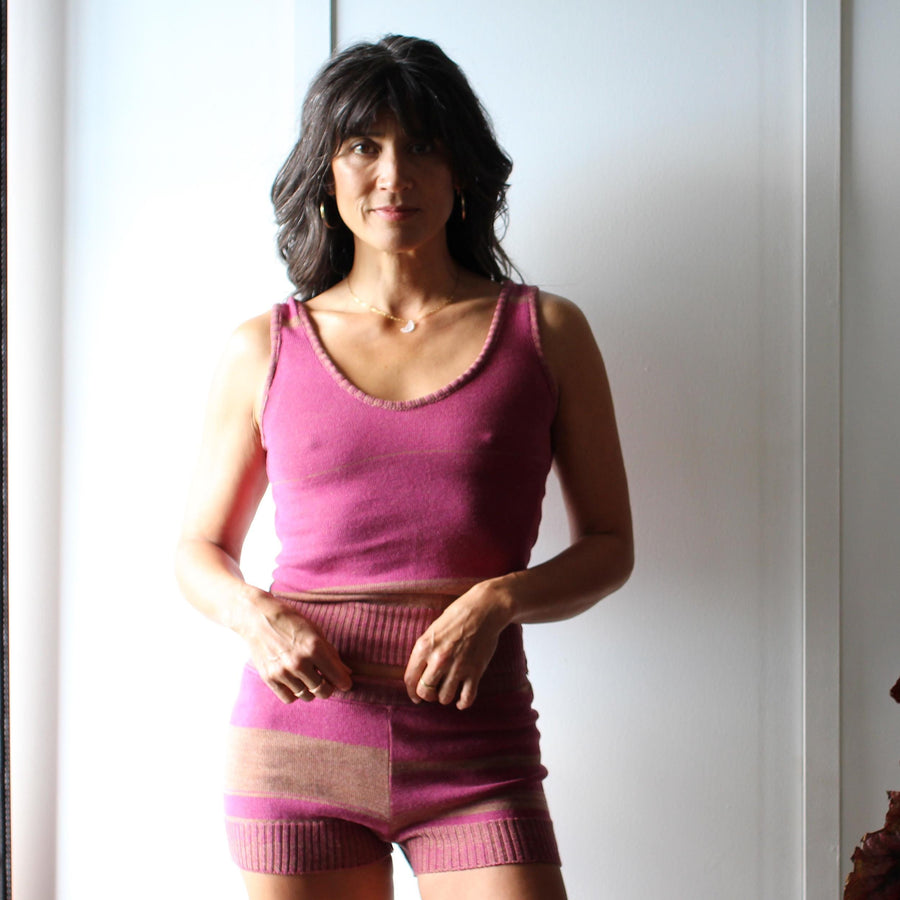 Merino Wool and Silk Loungwear Set, Wool Underwear, Silk Knitwear, Ready to Ship, Made in the USA