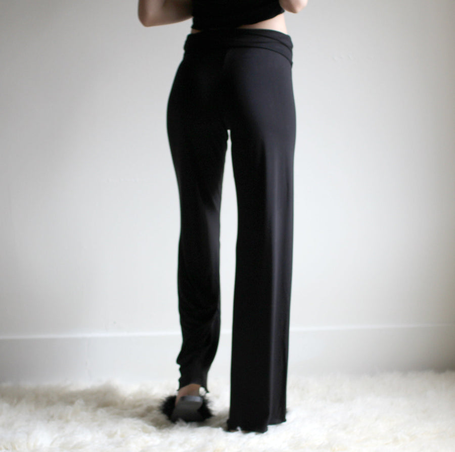 Bamboo Lounge Pants with Foldover Waistband