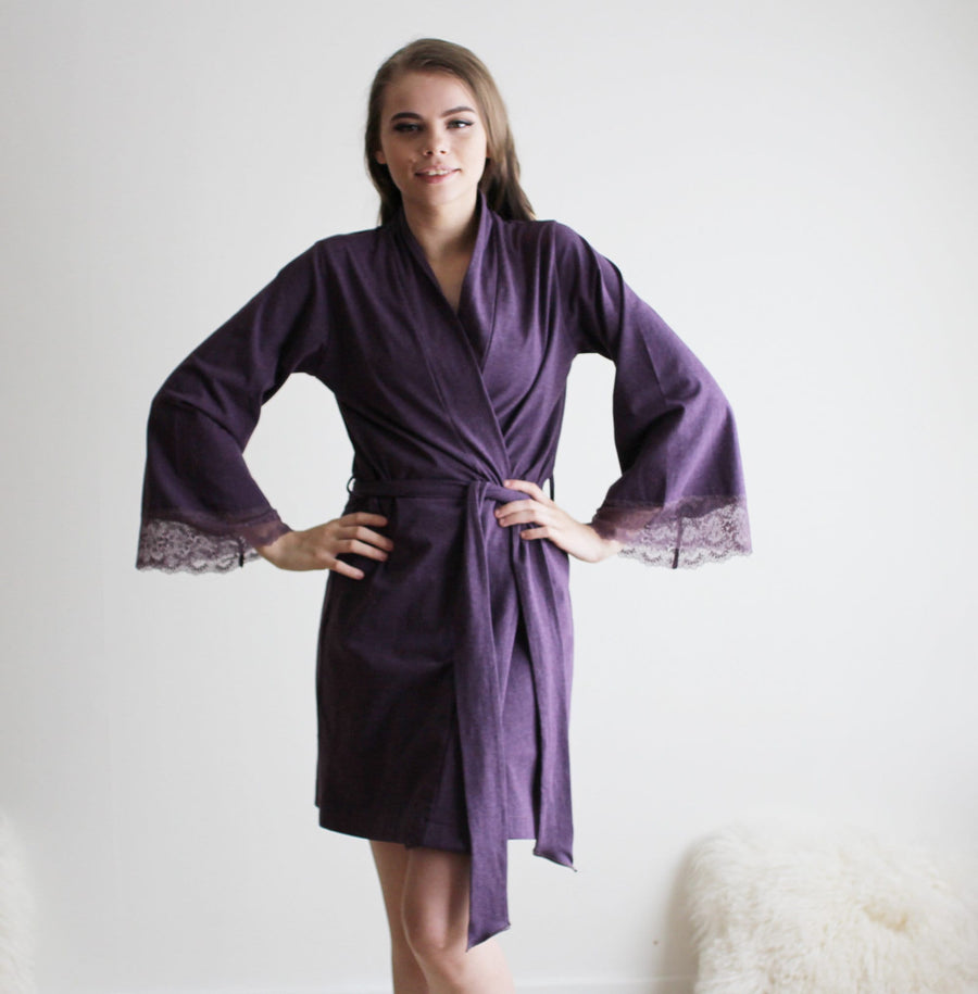 bridesmaid dressing gowns cotton 14 Best Bridesmaid Robes and Alternatives Everyone Will Love Kennedy Blue