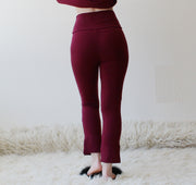 Organic Cropped Leggings in Tencel and Organic Cotton Stretch French Terry, Made to Order