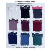 Short Bamboo Robe for Women with long sleeves - Cathedral Bamboo Sleepwear and Pajama range - made to order