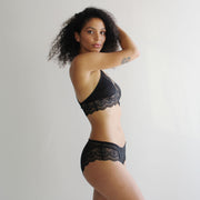 womens lace lingerie set including the full back panty