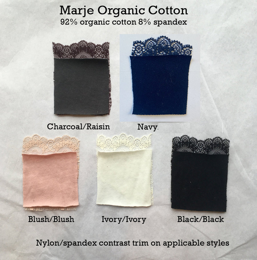Organic Cotton Lace Brief Panties - Natural Clothing Company