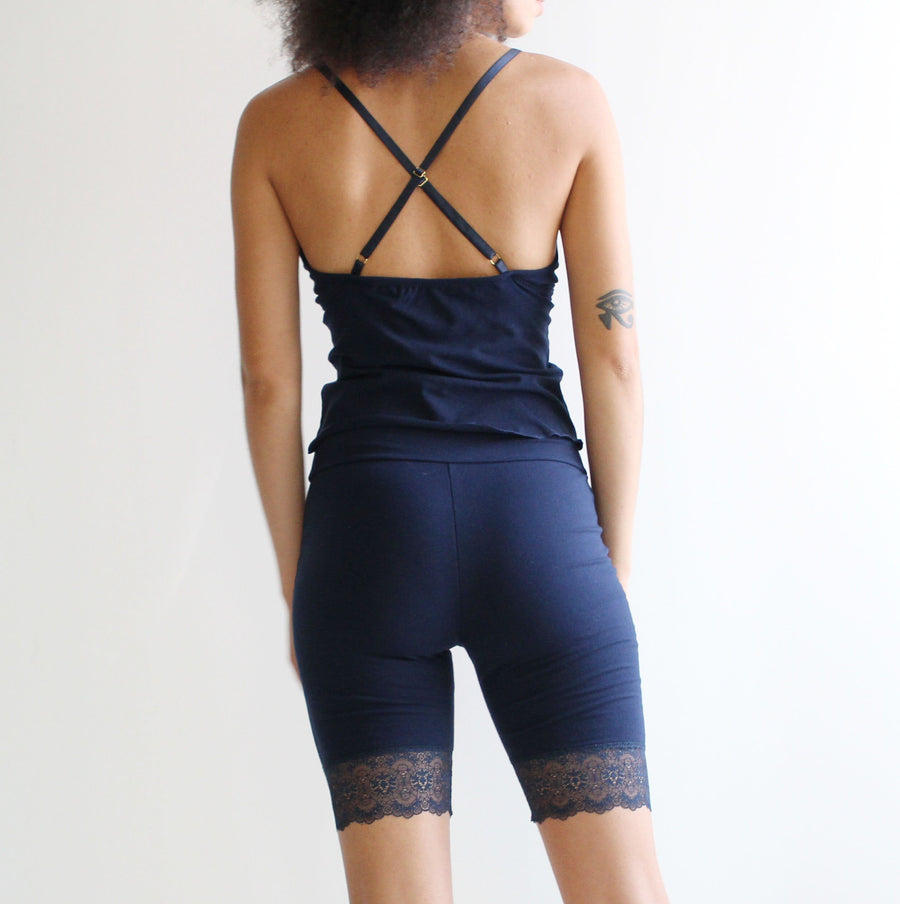 Organic Cotton Camisole with Molded Cups, Women Lingerie, Organic Pajamas, Organic Underwear, Made to Order, Made in the USA