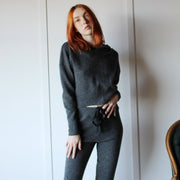 Merino Wool Sweater Knit Lounge Pants