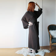Midi Wool Kimono Robe