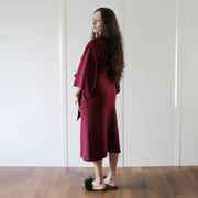 Womens Kimono Robe in French Terry of Tencel and Organic Cotton, Made to Order, Made in the USA