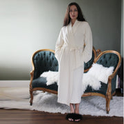 Midi French Terry Robe with Pockets in Tencel and Organic Cotton, Made to Order, Made in the USA